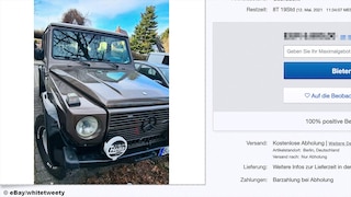 Gepflegte Mercedes G-Klasse für weniger als 22.000 Euro