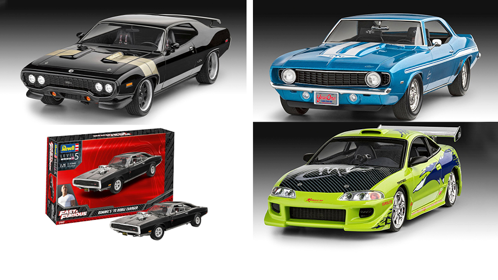 The Fast The Furious Autos als Modellbausatz von Revell AUTO BILD