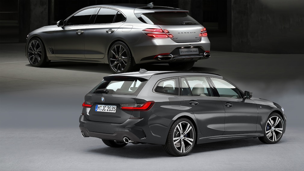 Genesis G70 Shooting Brake BMW 3er Touring - Montage
