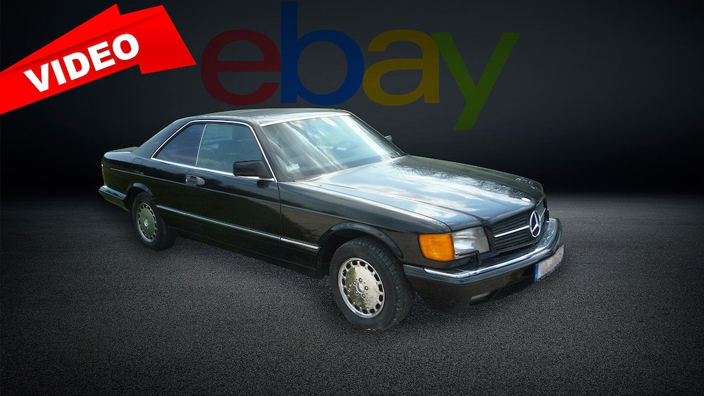 Mercedes 560 SEC von 1989 für 25.000 Euro mit H-Zulassung bei eBay!