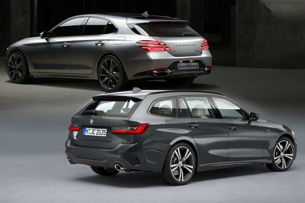 Genesis G70 Shooting Brake und BMW 3er Touring im Vergleich AUTO BILD