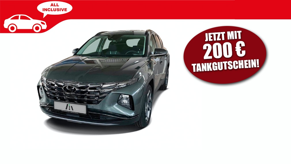Hyundai NEW TUCSON Prime - Auto Abo All Inclusive mit Tankgutschein Hyundai NEW TUCSON Prime - Auto Abo All Inclusive mit Tankgutschein