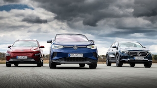 Hyundai Kona Elektro VW ID.4 Pro Performance Mercedes EQA 250
