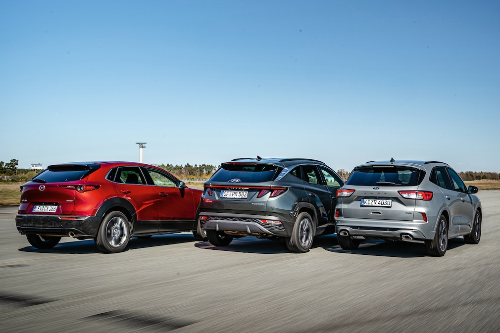 Hyundai Tucson Ford Kuga Mazda CX-30