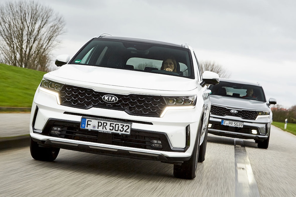 Kia Sorento 1.6 T-GDI AWD Kia Sorento 2.2 CRDi AWD