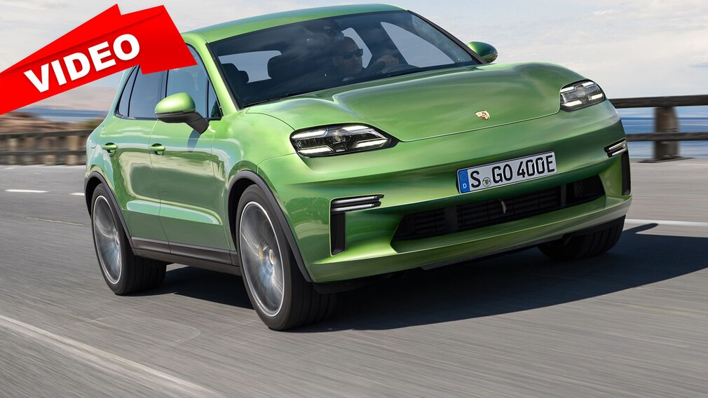 Die ersten Bilder des E-Macan