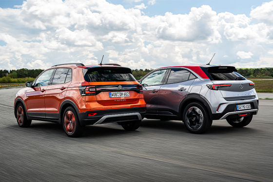 VW T-Cross 1.0 TSI       Opel Mokka 1.2 DI Turbo       