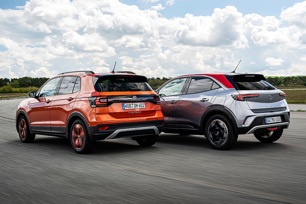 VW T-Cross 1.0 TSI Opel Mokka 1.2 DI Turbo