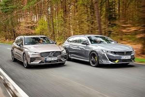 Volvo V60 T6 Recharge AWD Peugeot 508 SW PSE