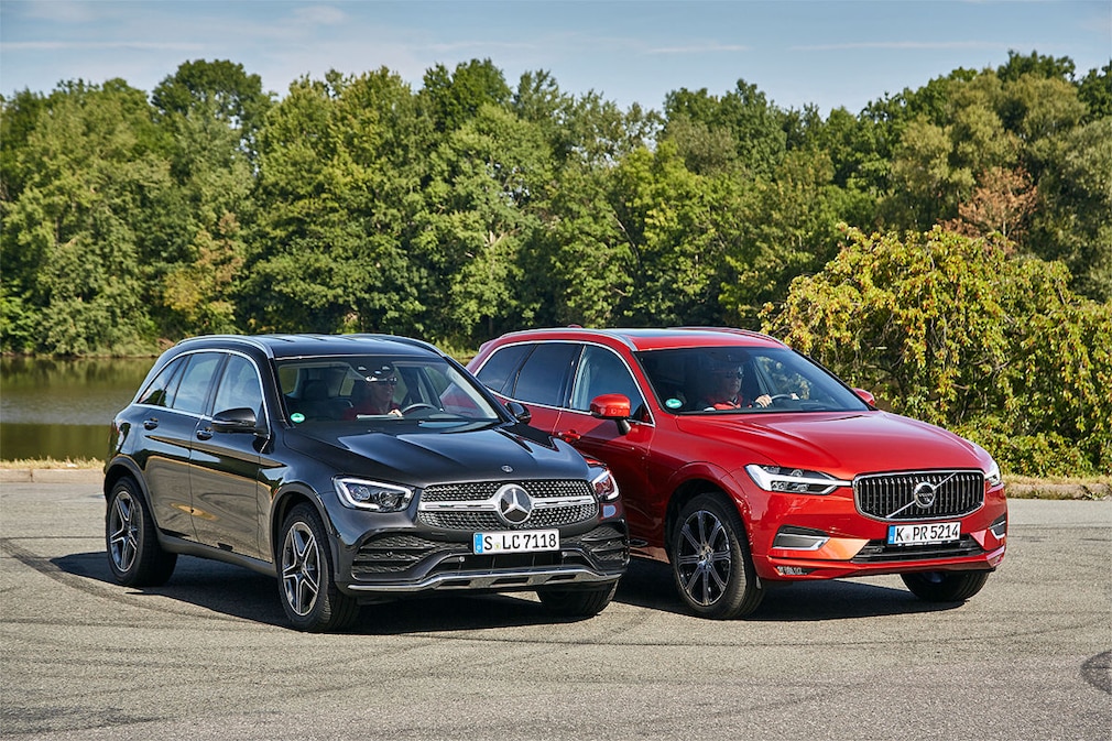 Mercedes GLC-Klasse 300 d Volvo XC60 B5 Diesel