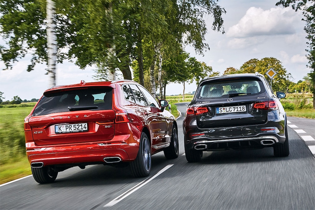 Volvo XC60 B5 Diesel Mercedes GLC-Klasse 300 d