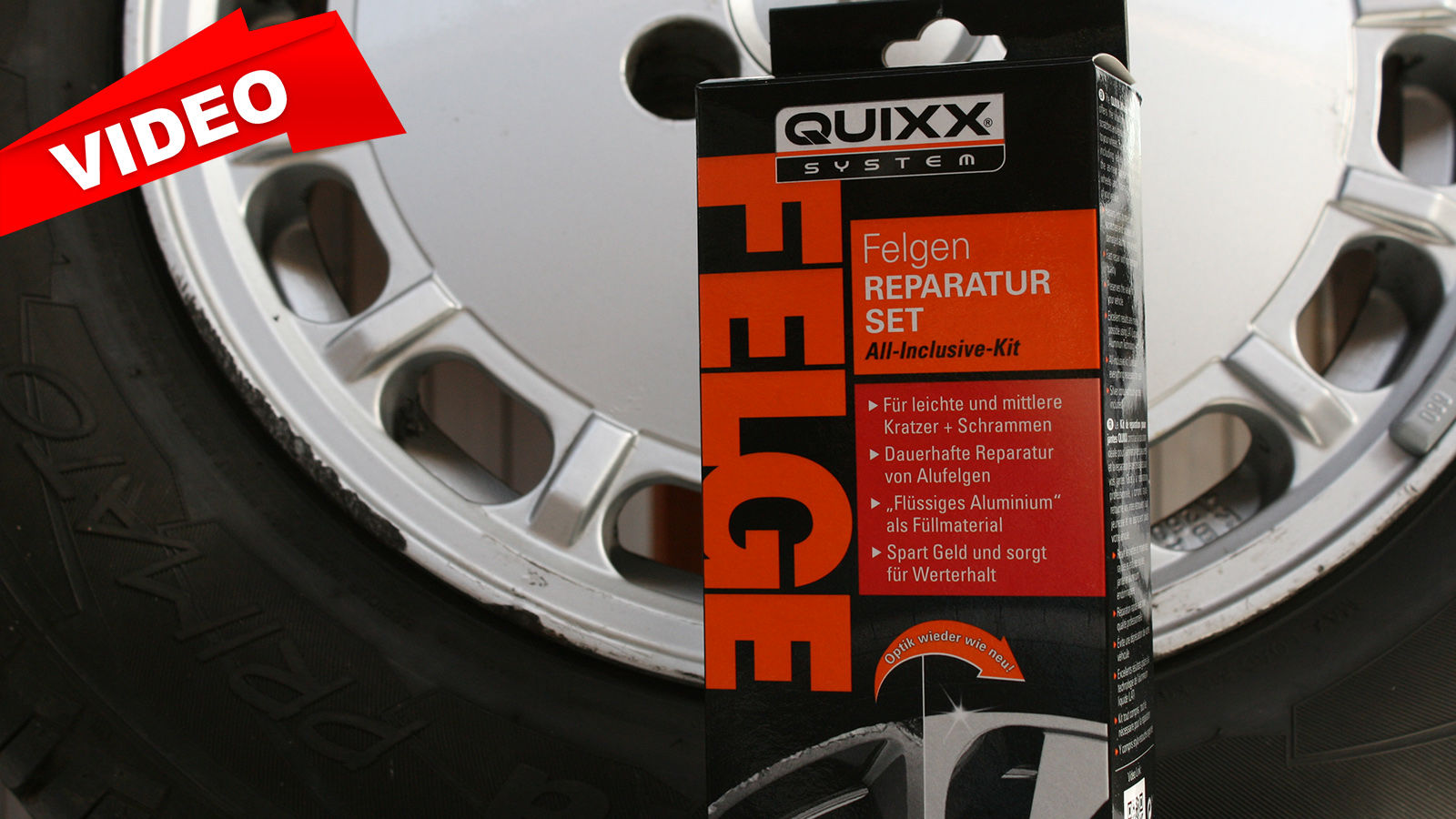 Quixx Wheel Repair Kit / Felgen Reparatur-Set - für silberen
