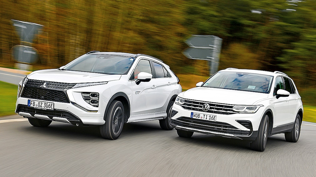 Mitsubishi Eclipse Cross Plug-in Hybrid VW Tiguan 1.4 eHybrid Mitsubishi Eclipse Cross Plug-in Hybrid VW Tiguan 1.4 eHybrid