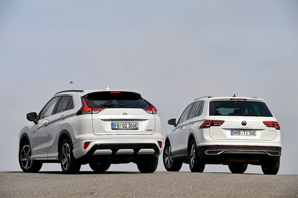 Mitsubishi Eclipse Cross Plug-in Hybrid VW Tiguan 1.4 eHybrid