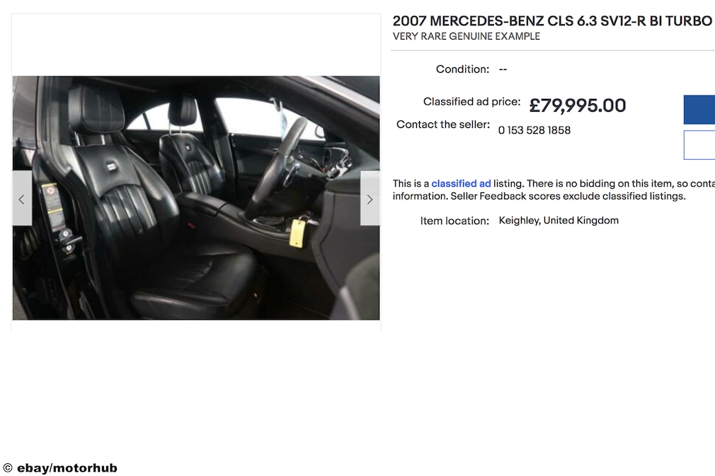 eBay MERCEDES-BENZ CLS 6.3