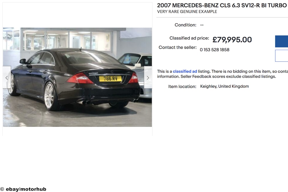 eBay MERCEDES-BENZ CLS 6.3