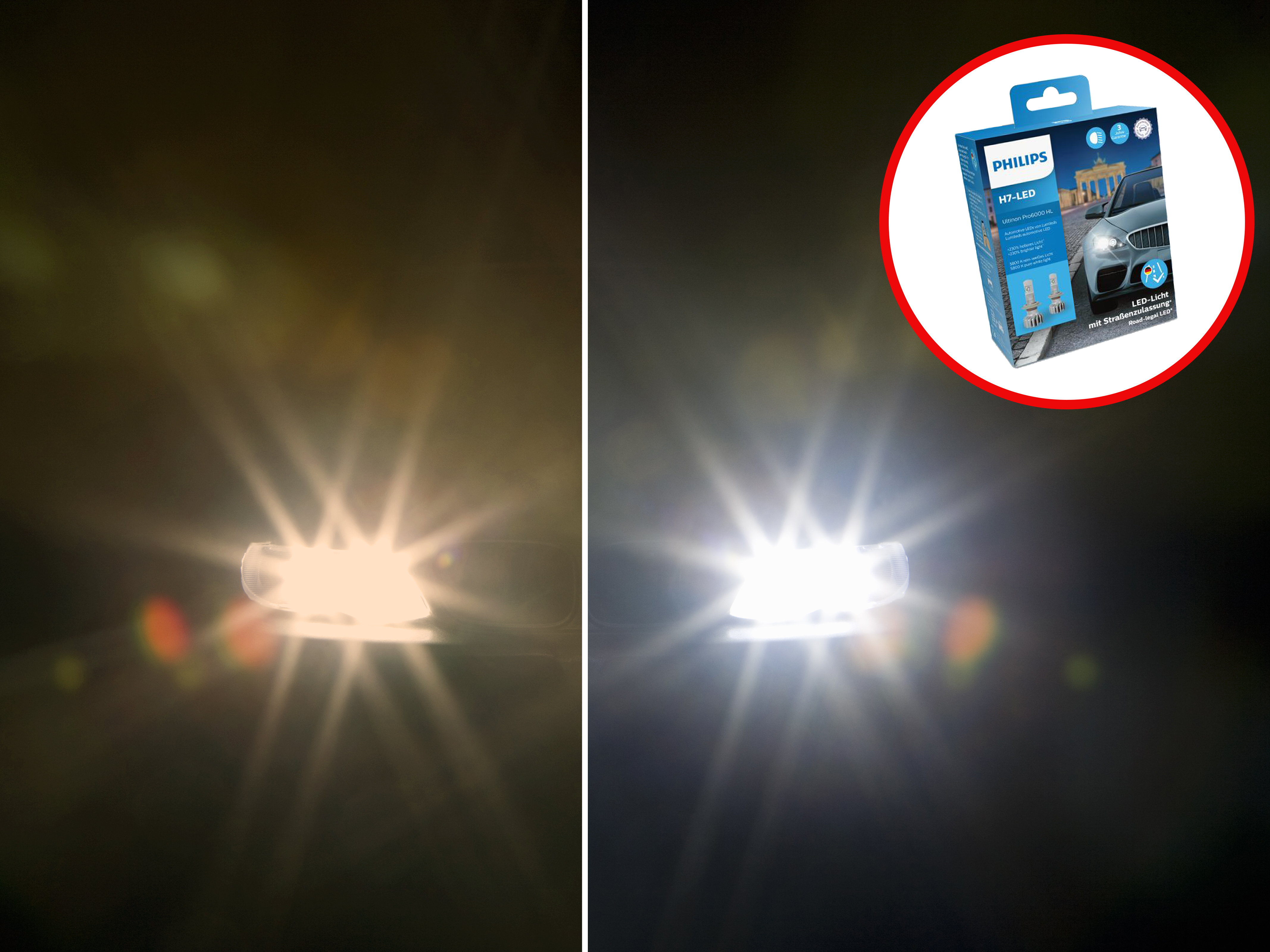 Osram Night Breaker H7-LED mit Straßenzulassung: Halogen überlegen und im  Angebot