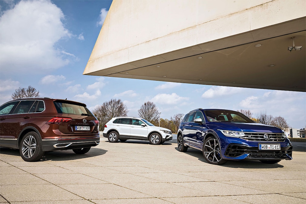 VW Tiguan 1.5 TSI. VW Tiguan 1.4 eHybrid VW Tiguan R 2.0 TSI 4Motion