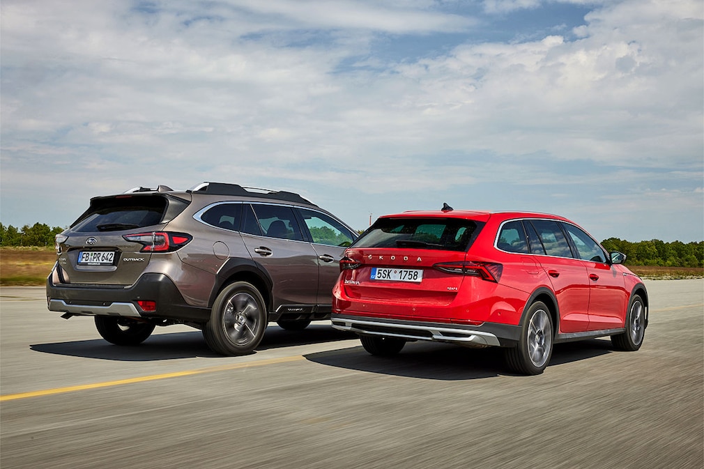 Subaru Outback 2.5i Skoda Octavia Scout 2.0 TSI 4x4