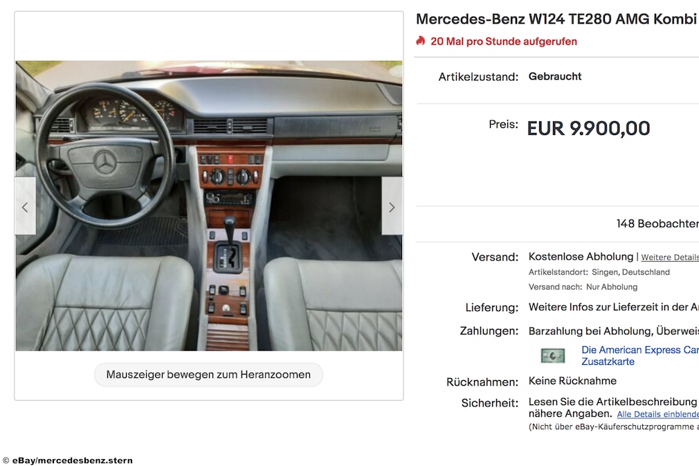 eBay Mercedes-Benz W124 eBay Mercedes-Benz W124