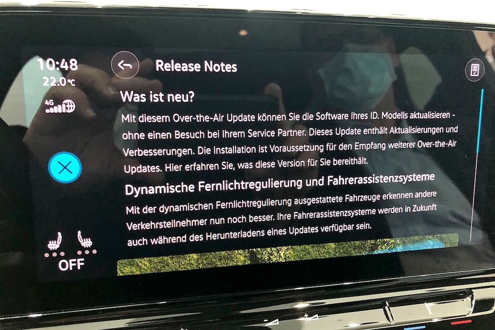 VW ID.3 Over-the-Air Update