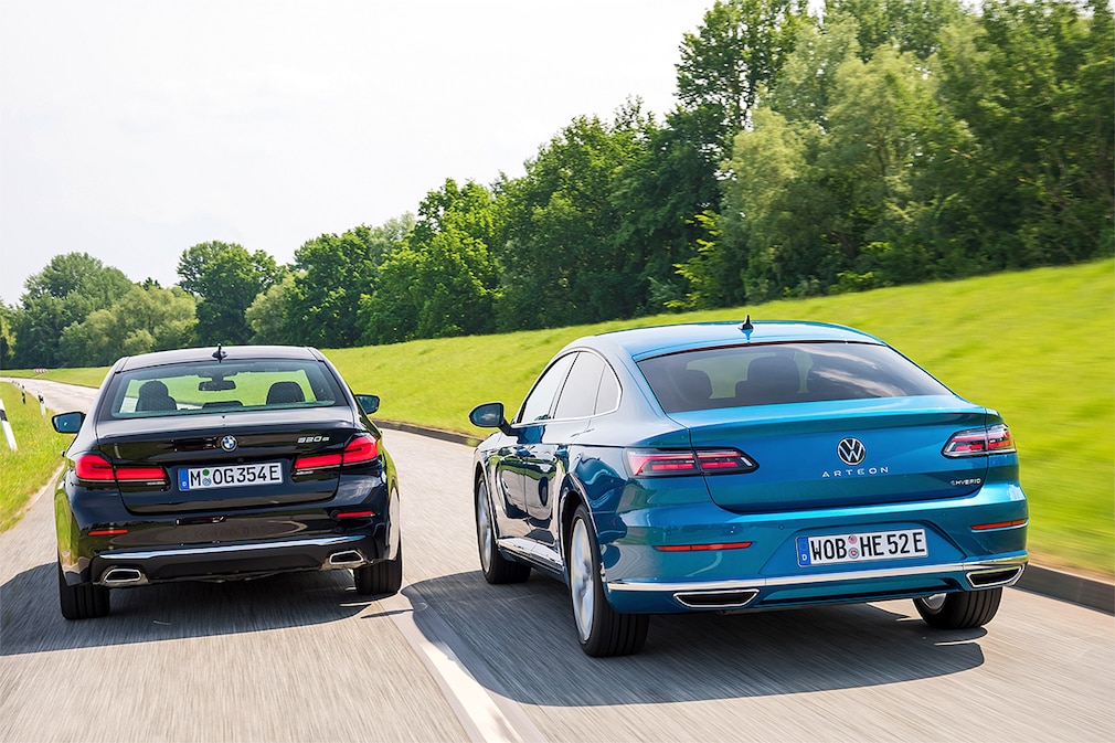 VW Arteon 1.4 eHybrid BMW 520e
