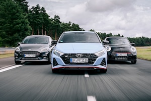 Ford Fiesta ST       Mini John Cooper Works       Hyundai i20 N