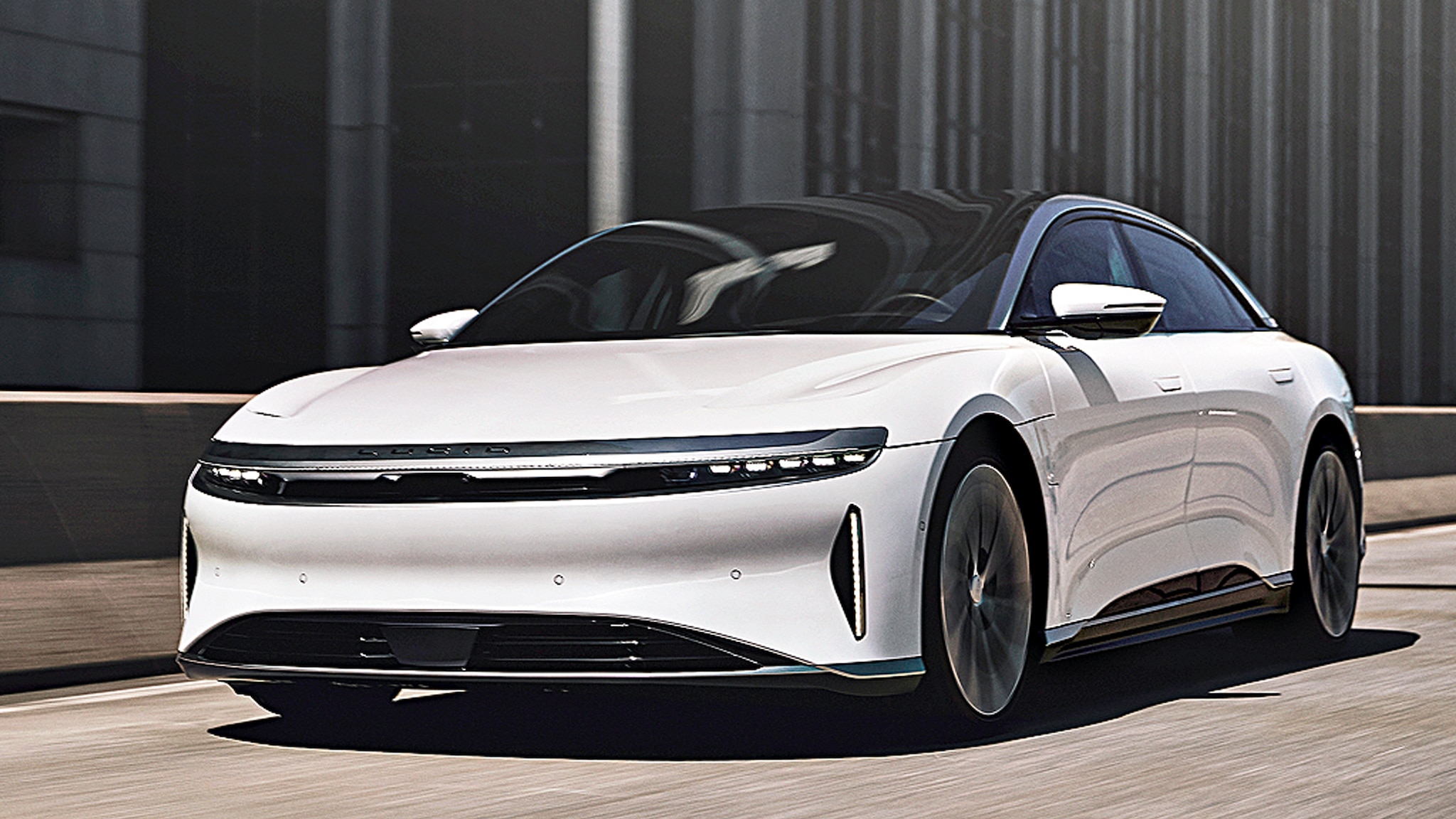 Lucid Air Grand Touring erste Mitfahrt AUTO BILD