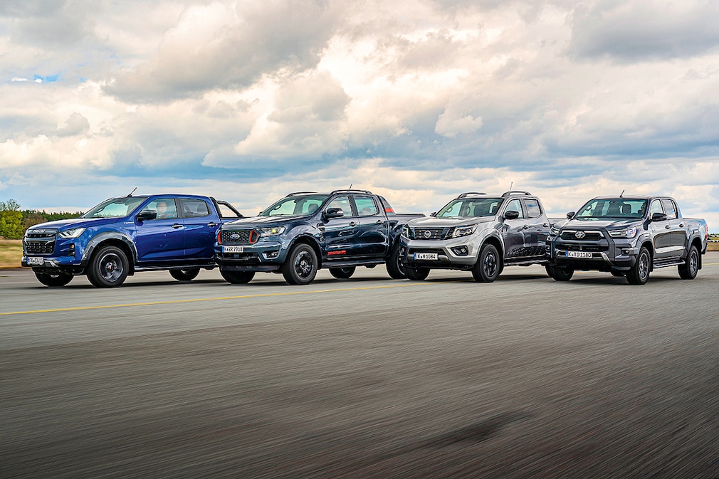 Ford Ranger 2.0 EcoBlue Isuzu D-Max 1.9 TD Nissan Navara 2.3 dCi Toyota Hilux 2.8 D-4D
