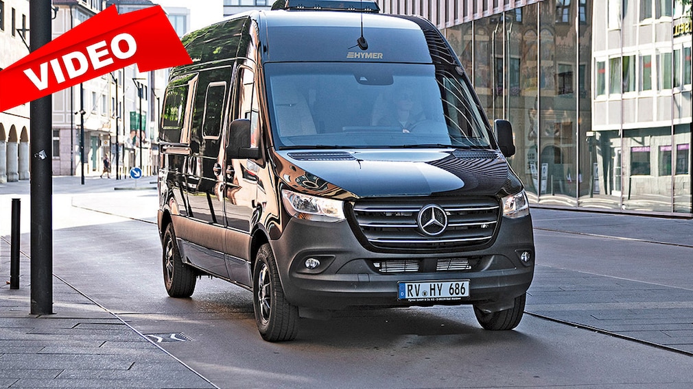 Hymer-Camper auf Sprinter-Basis