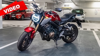Honda CB650R im "Garagen-Check"