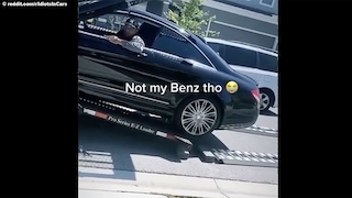 Verladung Mercedes CL 500
