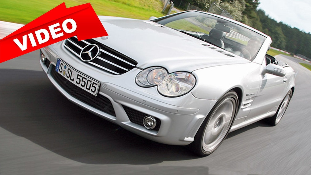 Der Mercedes SL 55 AMG der Baureihe R230 ist eine Naturgewalt