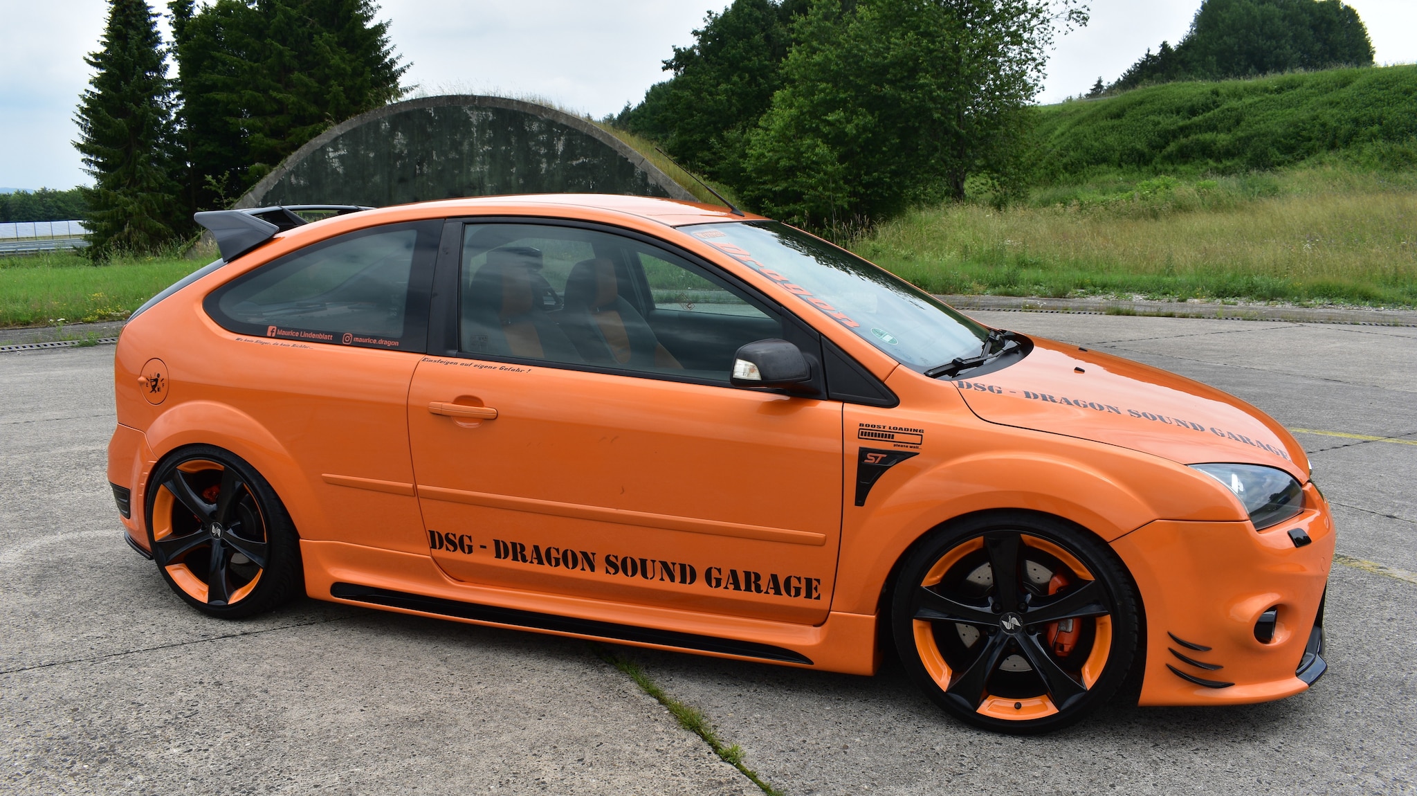 Ford Focus ST MK2 Tuning TTGAnwärter mit 5000WattBassmaschine