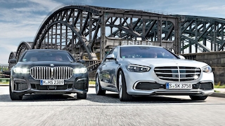 BMW 740d xDRIVE        Mercedes S-Klasse 400 d 4MATIC