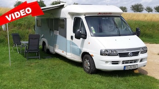 Dieses gebrauchte Wohnmobil von Fiat ist im guten Zustand