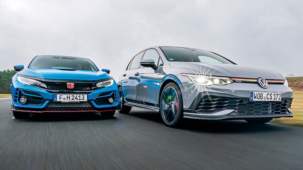 Honda Civic Type R VW Golf GTI Clubsport Honda Civic Type R VW Golf GTI Clubsport