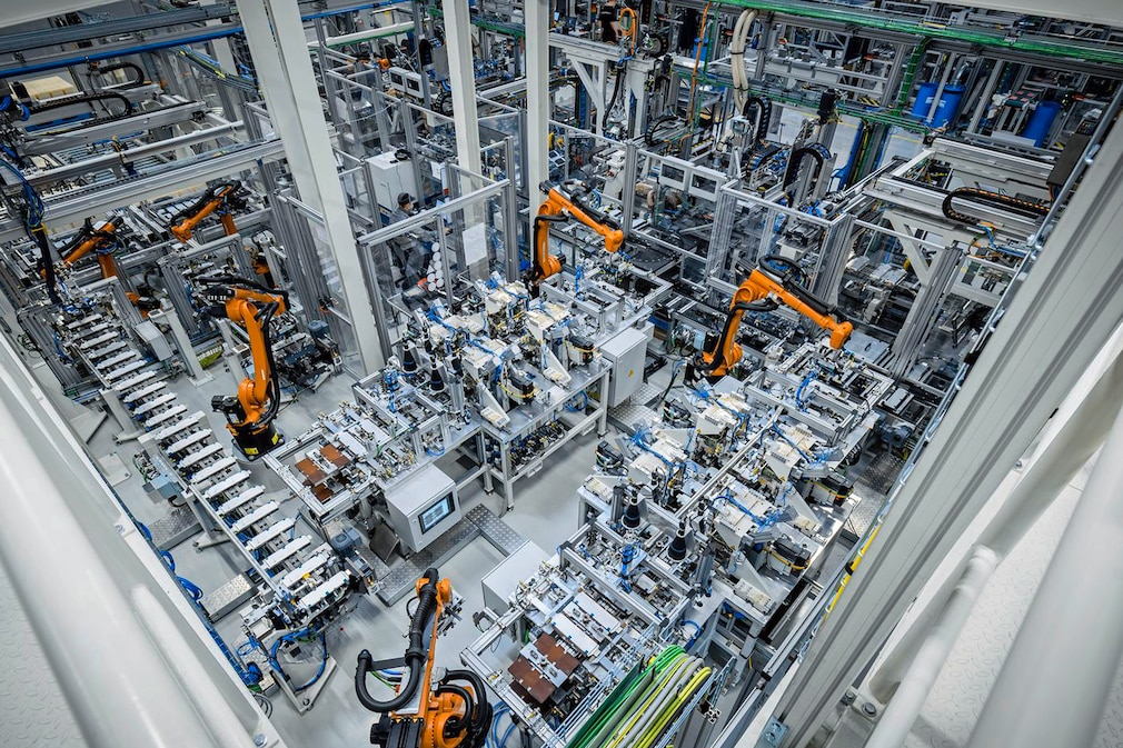 Batterieproduktion bei Mercedes