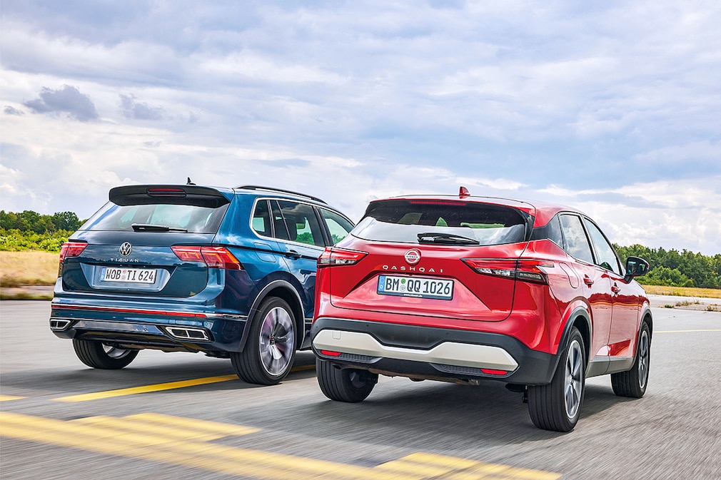 VW Tiguan 1.5 TSI Nissan Qashqai 1.3 DIG-T
