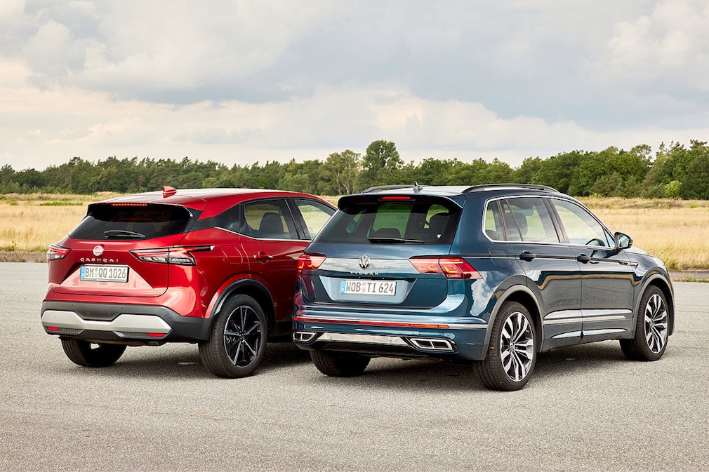 Nissan Qashqai 1.3 DIG-T VW Tiguan 1.5 TSI
