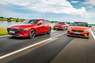 Mazda3, Kia Ceed, Ford Focus: Test