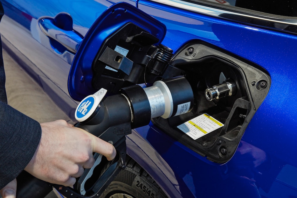 Toyota Mirai Wasserstoffanschluss