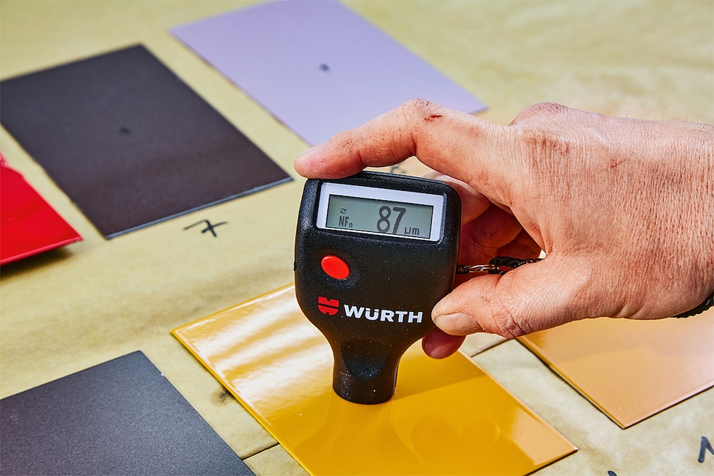 Produkttest Lackschichtmessgeräte - WÜRTH 0715 53 790