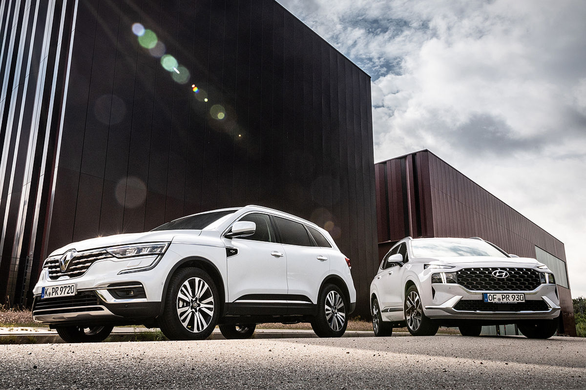 Renault Koleos dCi 185 4WD Hyundai Santa Fe 2.2 CRDi 4WD