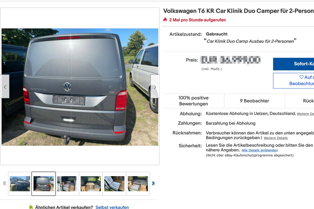 eBay Volkswagen T6 KR eBay Volkswagen T6 KR