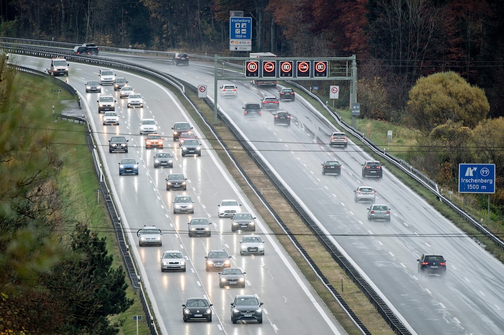 Autobahn A8 in Bayern