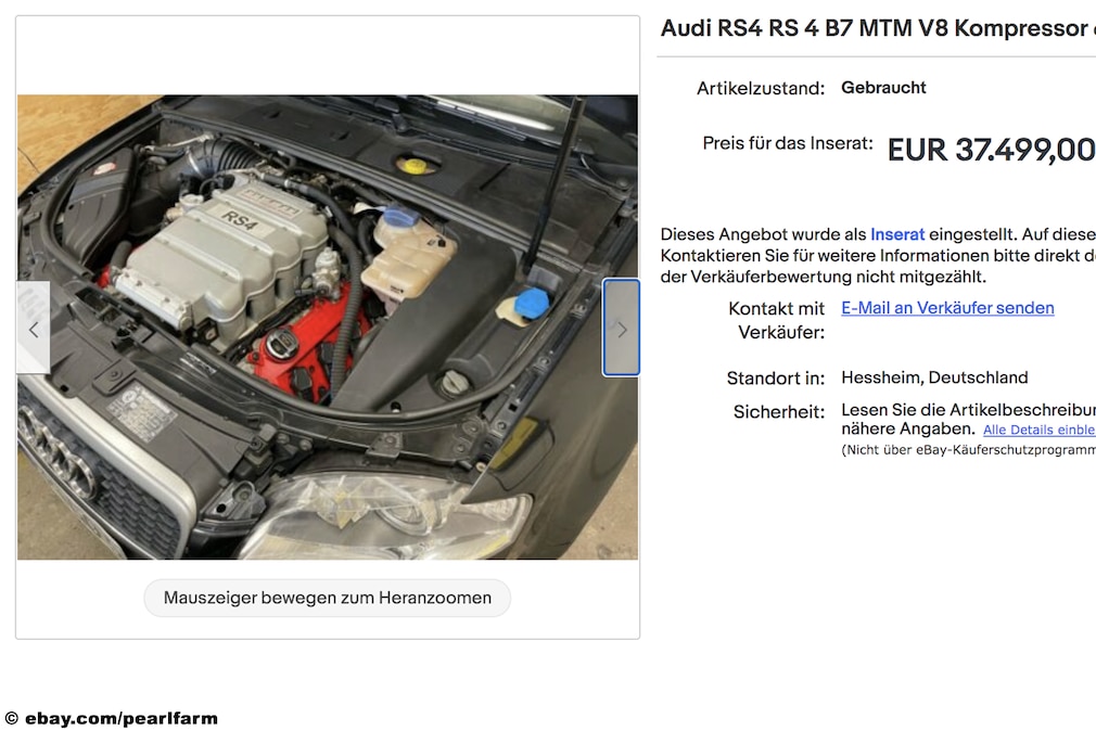 eBay Volkswagen Audi RS4 RS