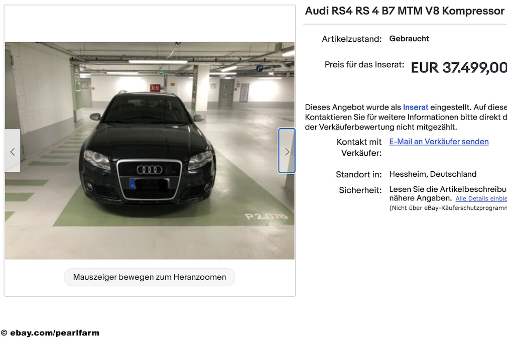 eBay Volkswagen Audi RS4 RS