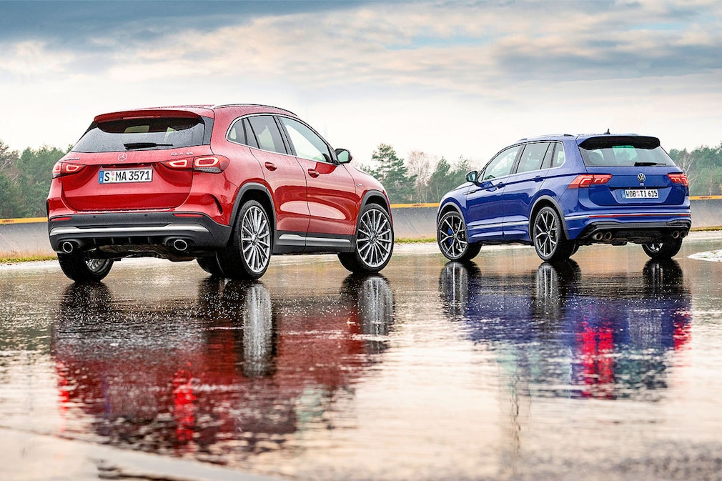 Mercedes-AMG GLA-Klasse 35 4Matic VW Tiguan R 2.0 TSI 4Motion
