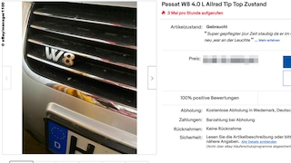 VW Passat W8 4.0 L - eBay